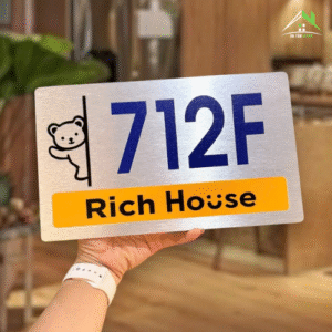 BẢNG, BIỂN SỐ NHÀ, Alcorest in UV nội dung, ngoài trời BSN-AT7