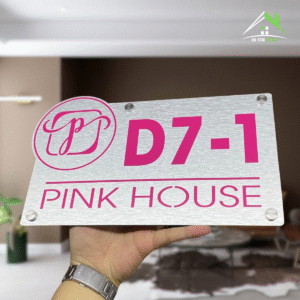 Biển Số Nhà Alcorest In UV – Bền Đẹp Ngoài Trời